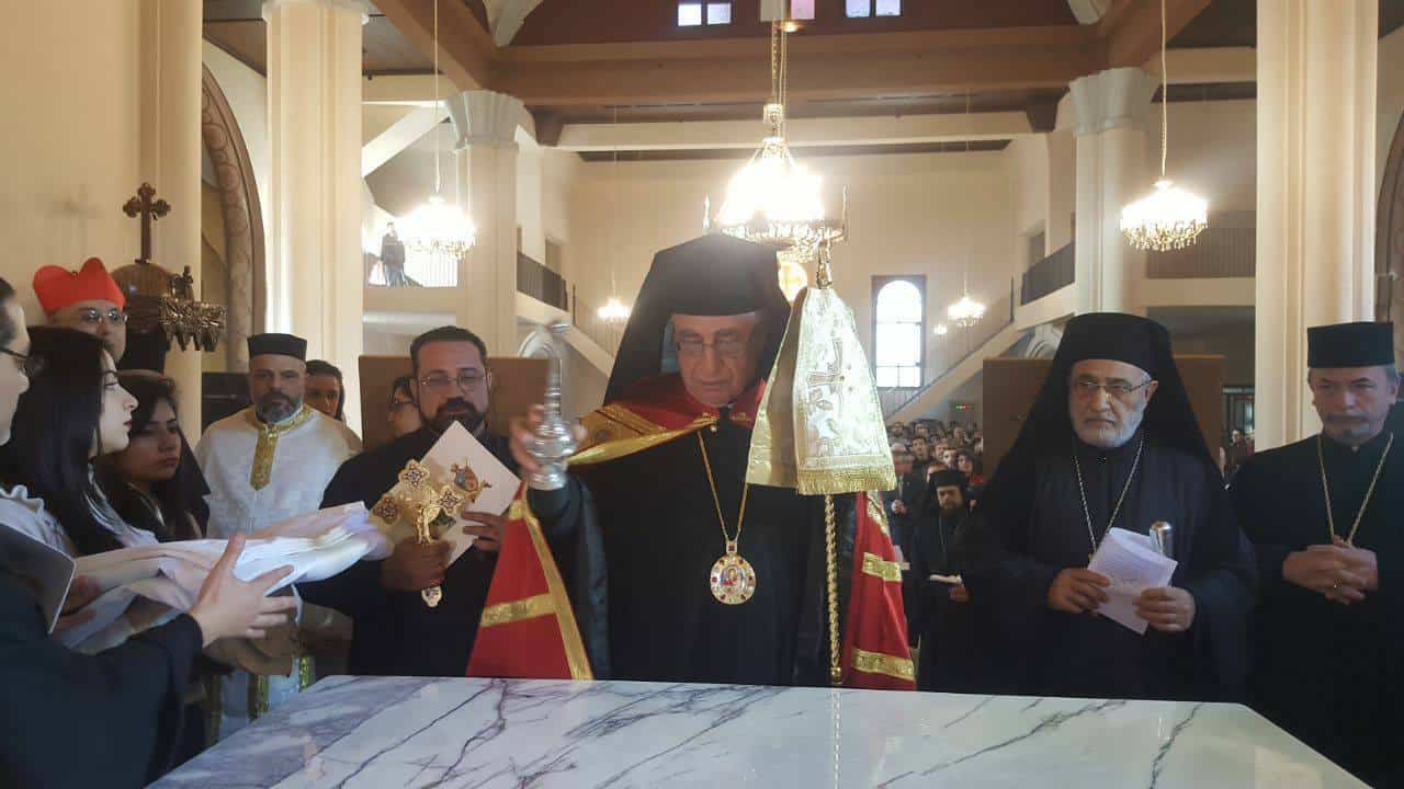 rebuilding of Our Lady Queen of Peace homs Syria