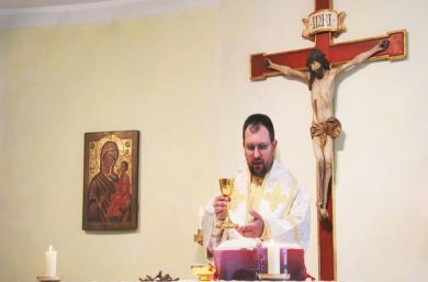 Königstein im Taunus, Germany, 05.07.2023.
Visit of Bishop Maksym Ryabukha of Donetsk, Ukraine, to ACN International.