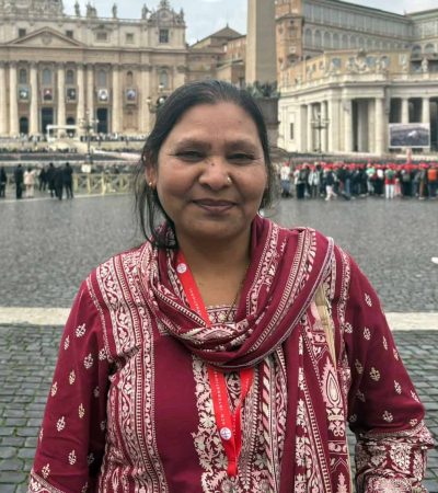 Shagufta Italy, Rome, 21 oct 2025
Shagufta Kausar, Pakistani Christian woman acquitted of blasphemy charges after eight years in prison.
(Video related: ACN-20251023-196294)